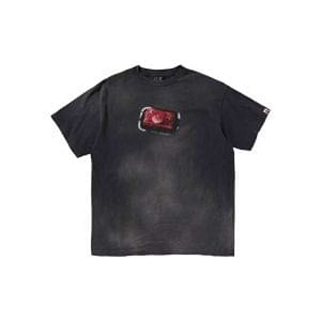 BAPE x Saint Mxxxxxx Club Tee Charcoal front view