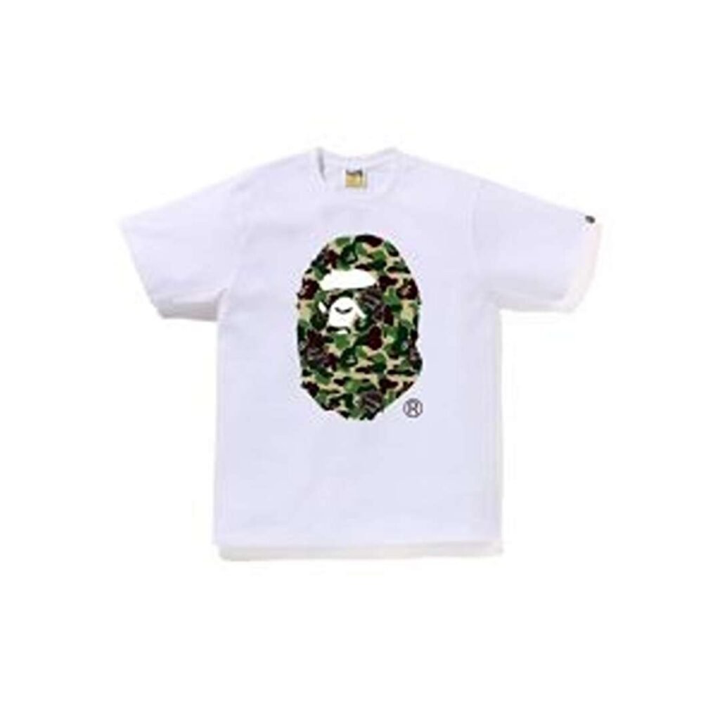 BAPE Gallery x Saint Mxxxxxx Tee White graphic streetwear T-shirt